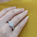 2.00 carats Pave Engagement Ring