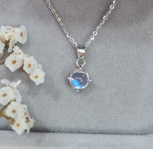 Solitaire Moonstone Pendant