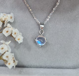Solitaire Moonstone Pendant