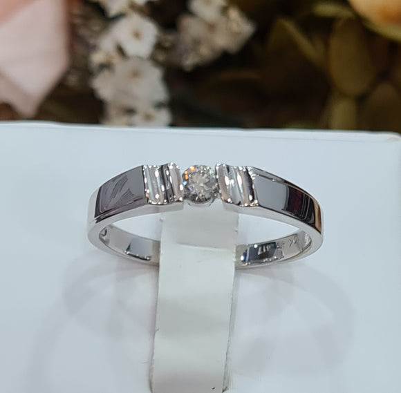 H1 Stripe Tension Wedding Band