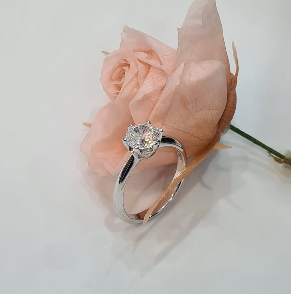 H1 1.25 carats Solitaire Engagement Ring