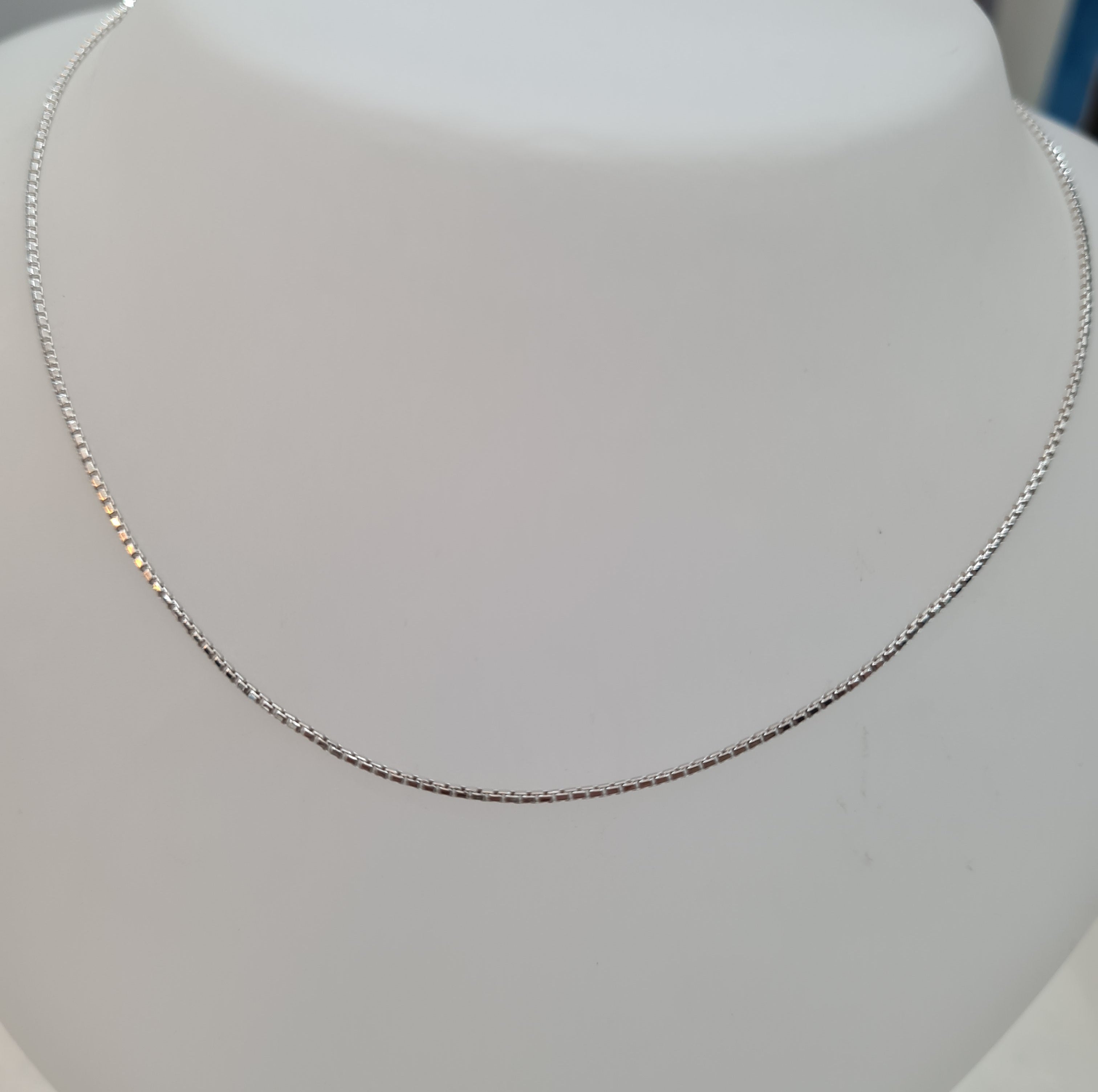 White Gold Box Chain