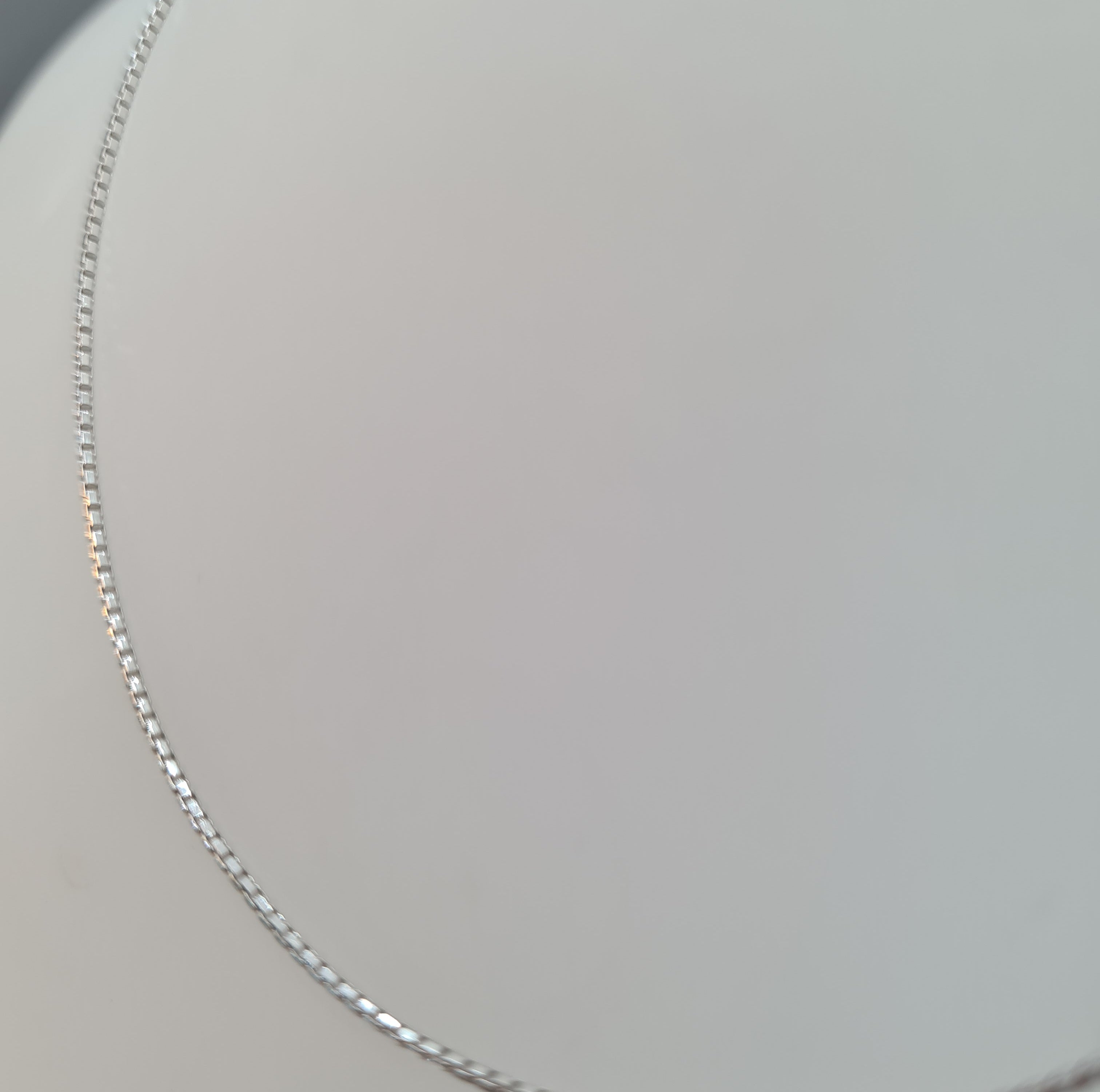 White Gold Box Chain