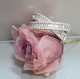 Stunning Baguette Criss Cross Ring