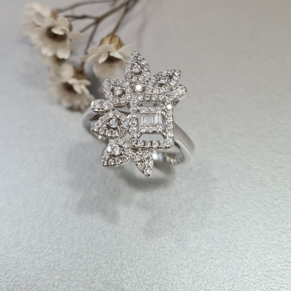 Peranakan Simulated Diamond Ring