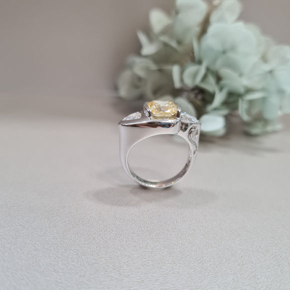 Canary Statement Ring