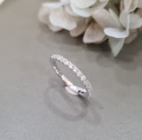 Eternity Diamond Simulants Ring