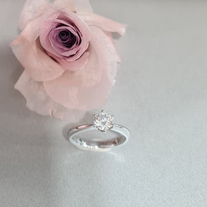 0.55 carats Kimber Diamond Platinum Engagement Ring