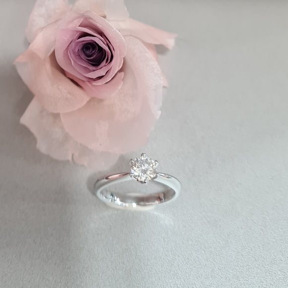0.55 carats Kimber Diamond Platinum Engagement Ring