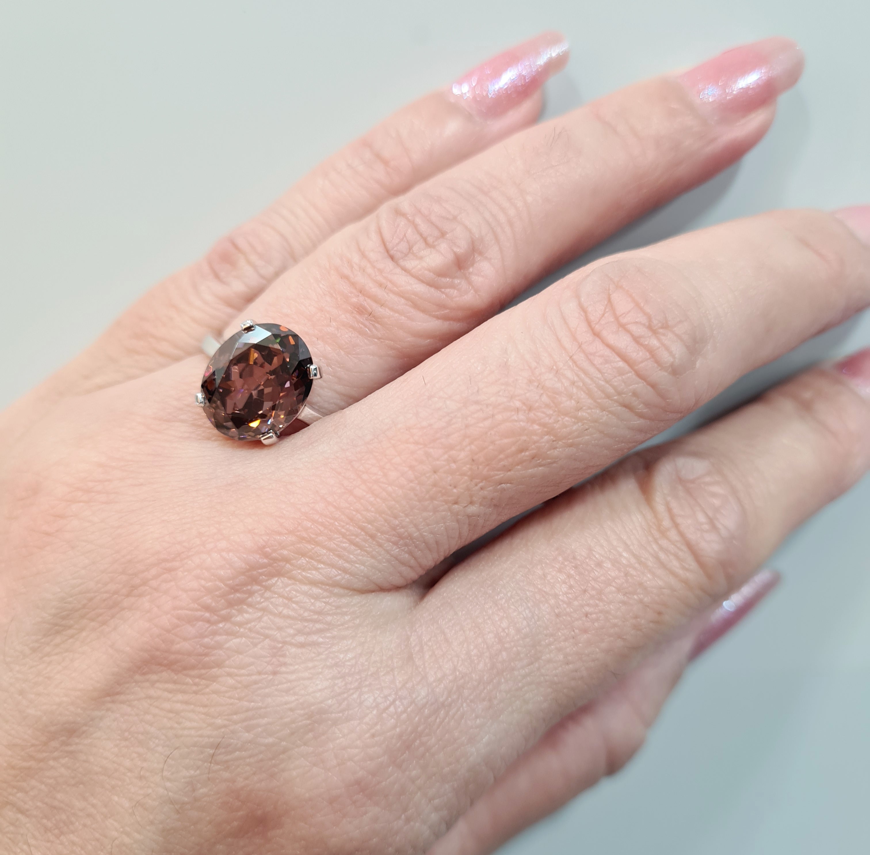 Rose Pink Tourmaline Ring