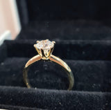 18k yellow gold Classic Diamond Ring