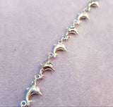 Whitegold Dolphin Bracelet