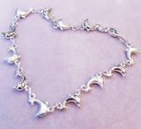 Whitegold Dolphin Bracelet