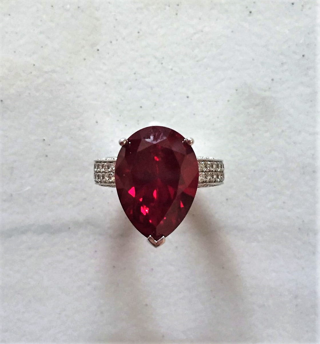 Intricate Ruby Ring