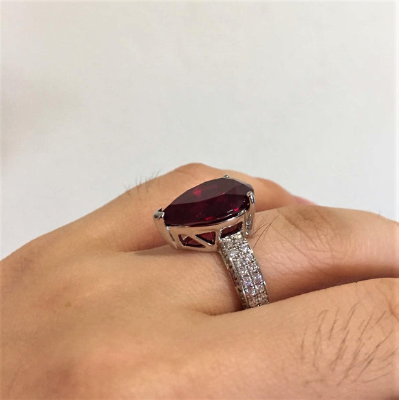 Intricate Ruby Ring