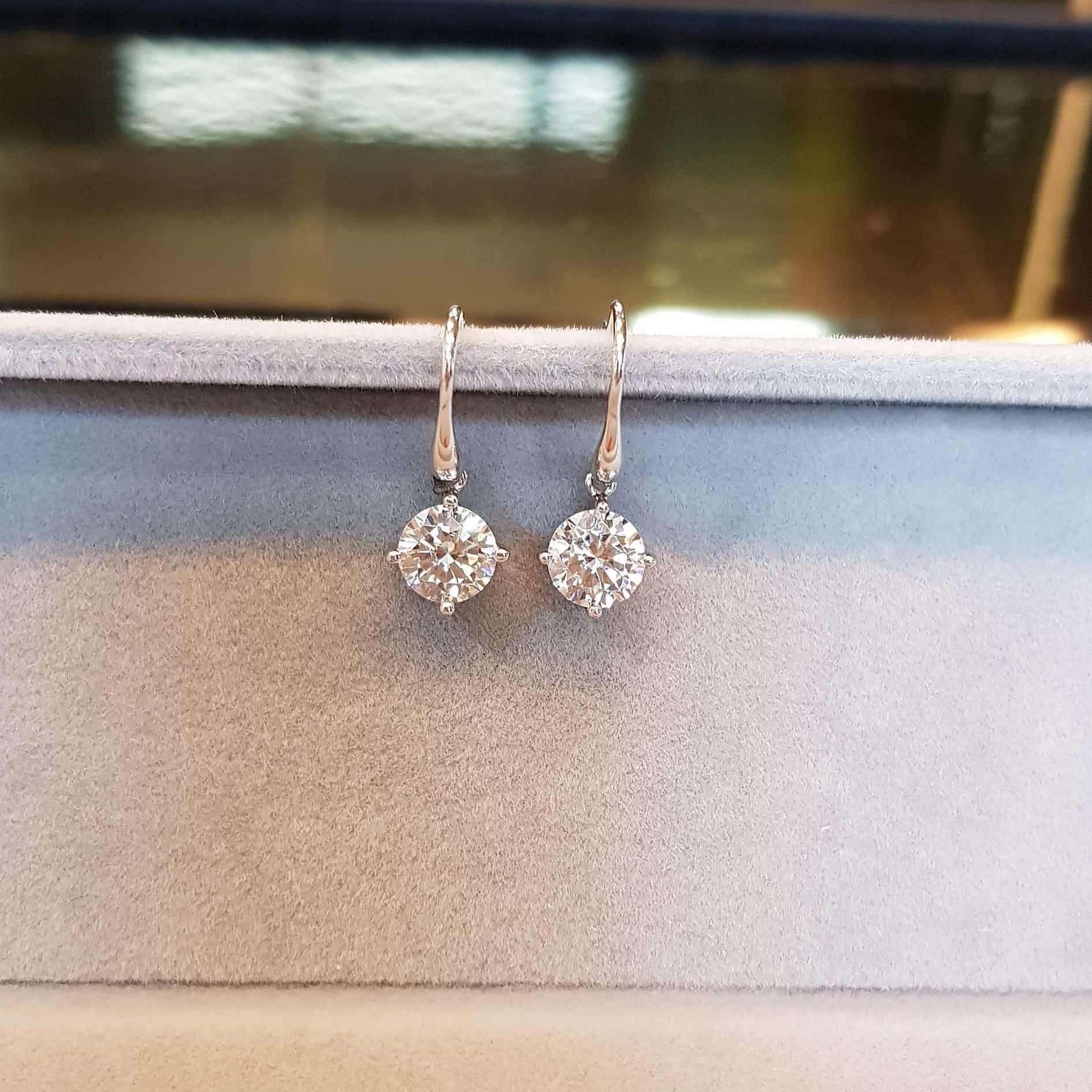 Sparkling Dangling Earrings