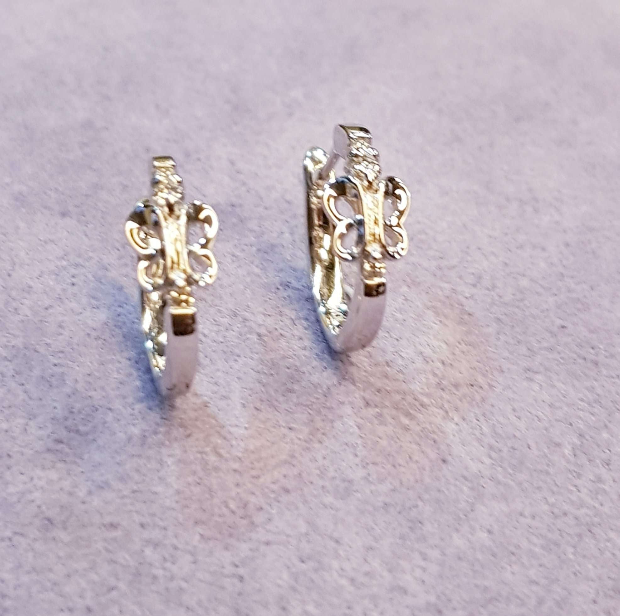 Beautiful Butterfly Diamond Earrings