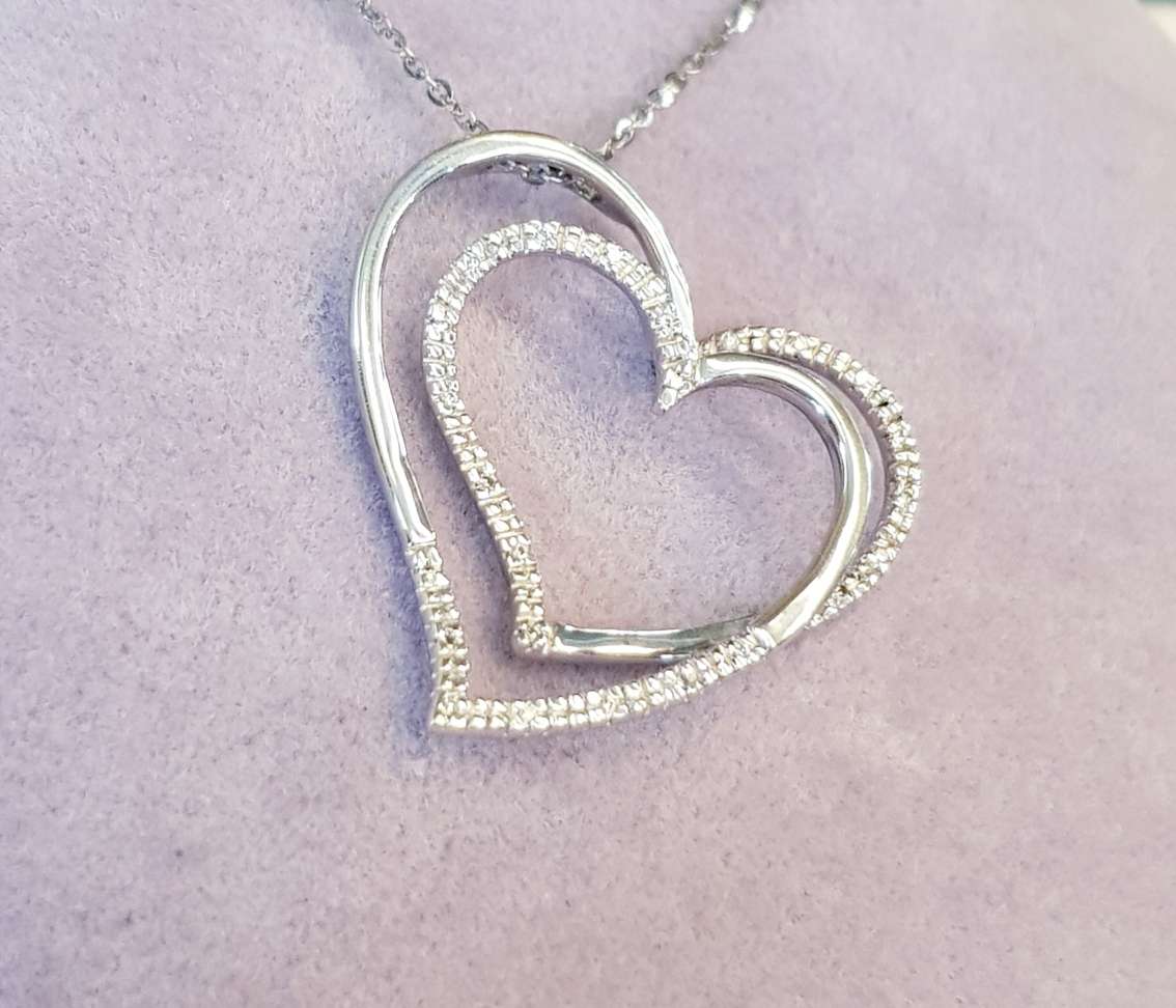 Diamond Heart shape Pendant