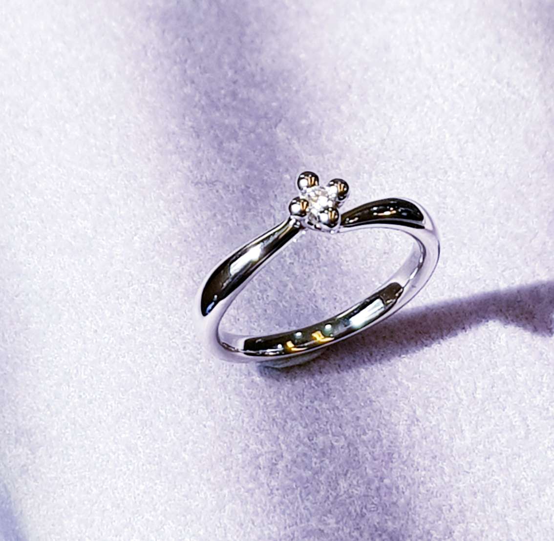 Twist Tulip Diamond Ring