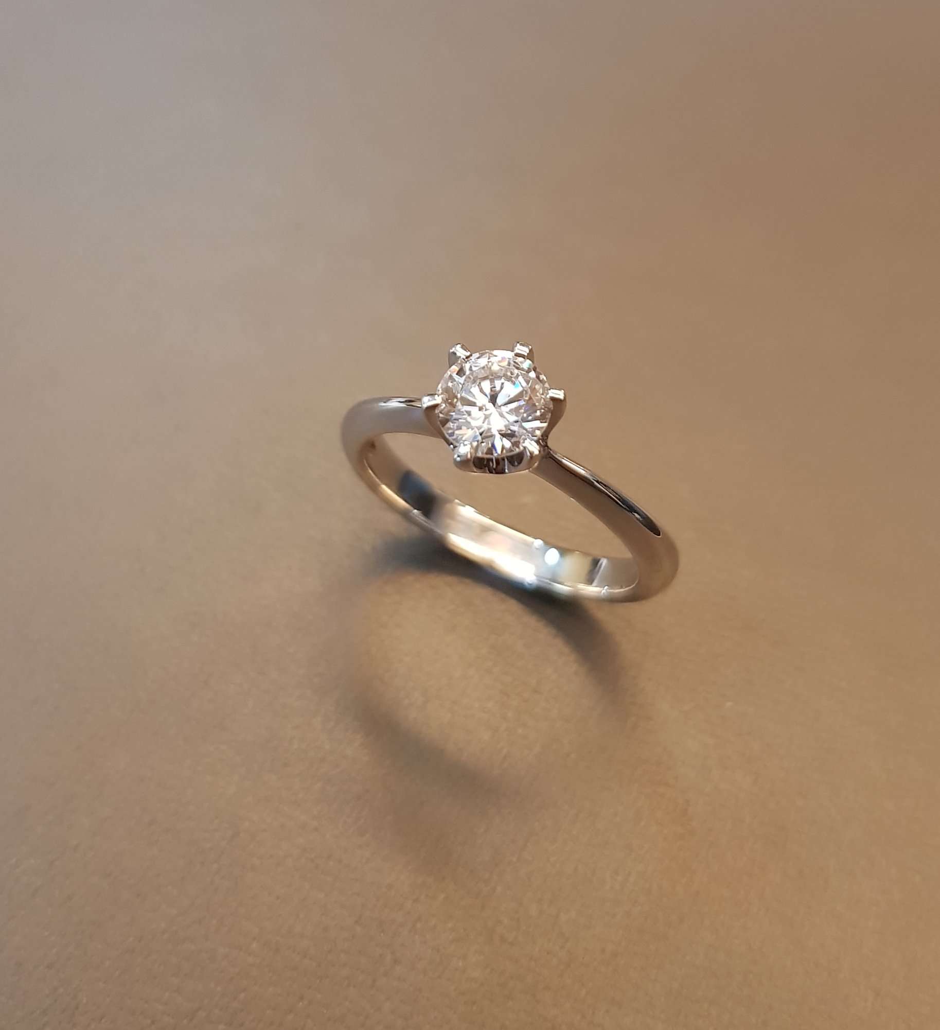 0.63 carats Engagement Ring