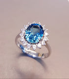 Kate Blue Topaz Ring
