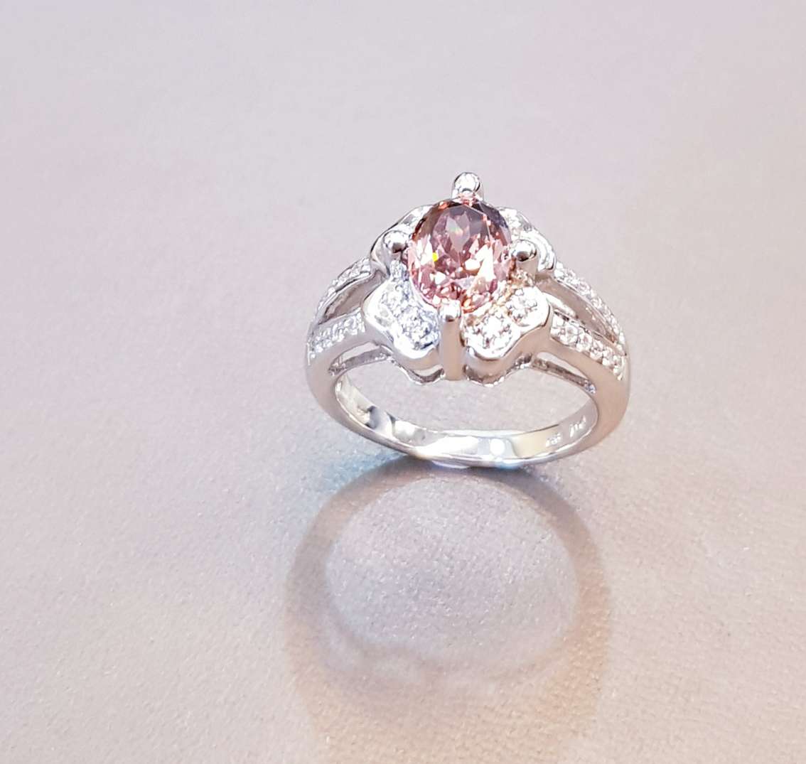 Shank Rose Pink Tourmaline Ring