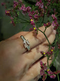Morganite Diamond Simulants Ring
