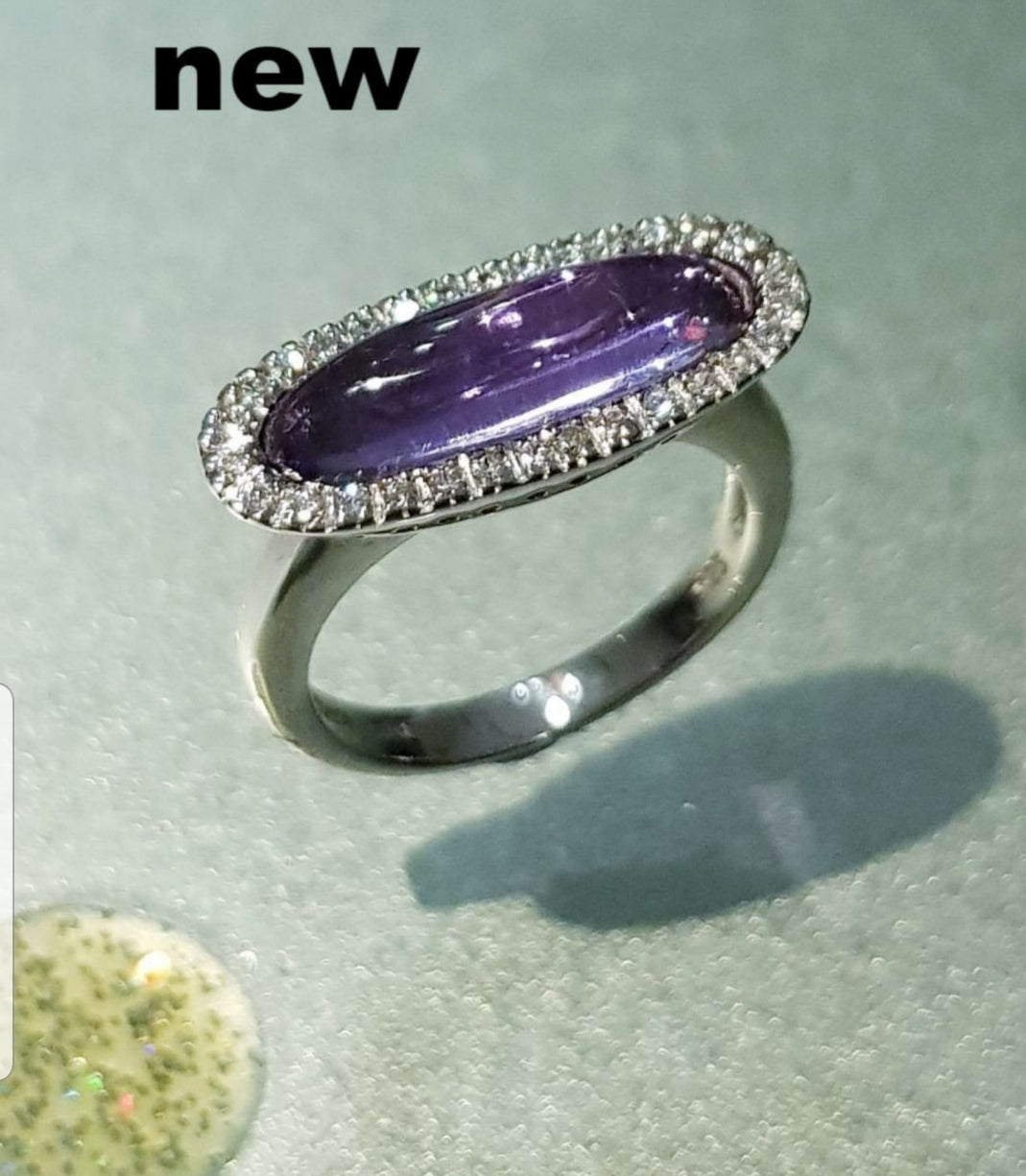 Fancy Amethyst Ring