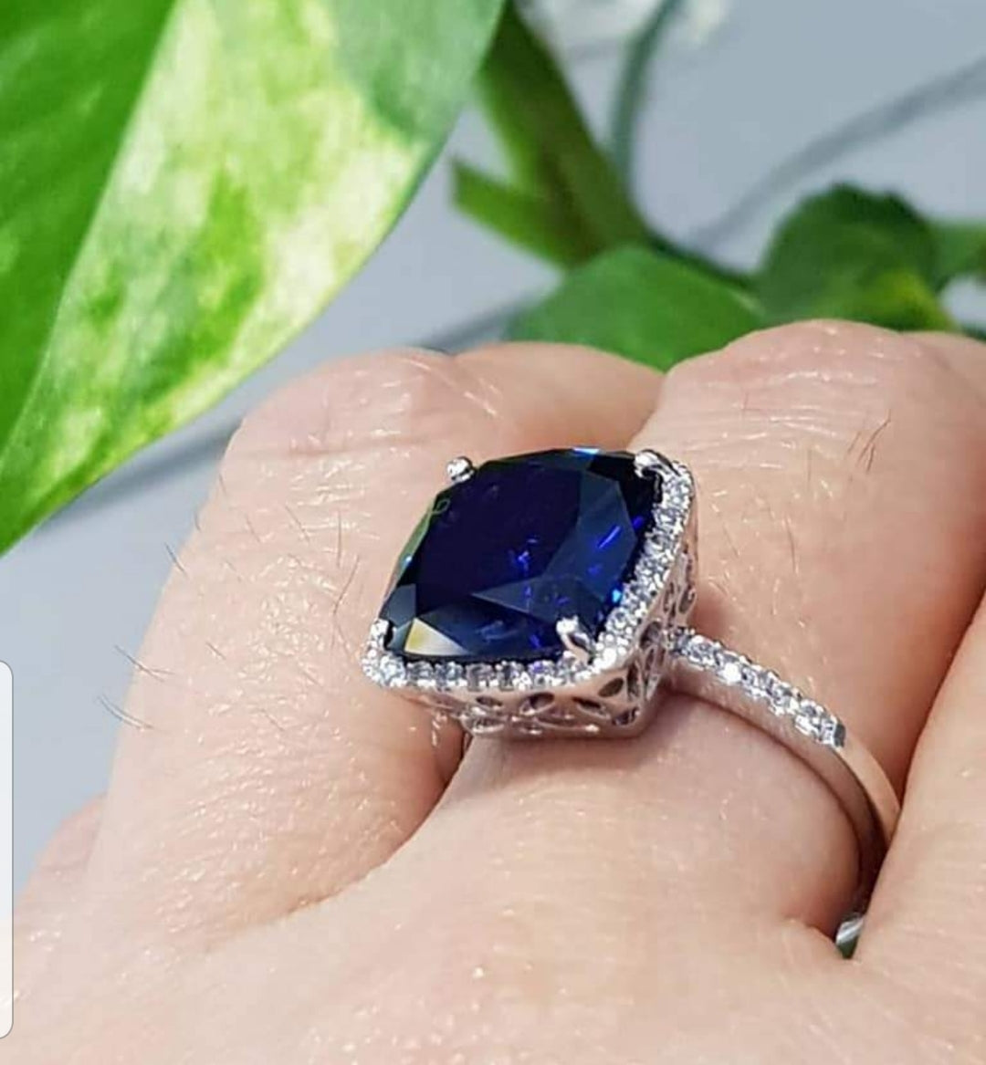 Glamorous Sapphire Ring