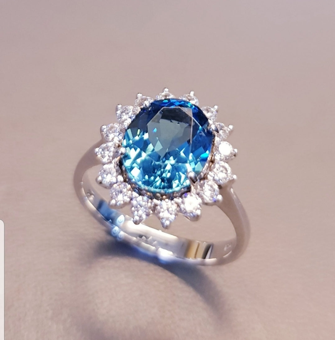 Kate Blue Topaz Ring