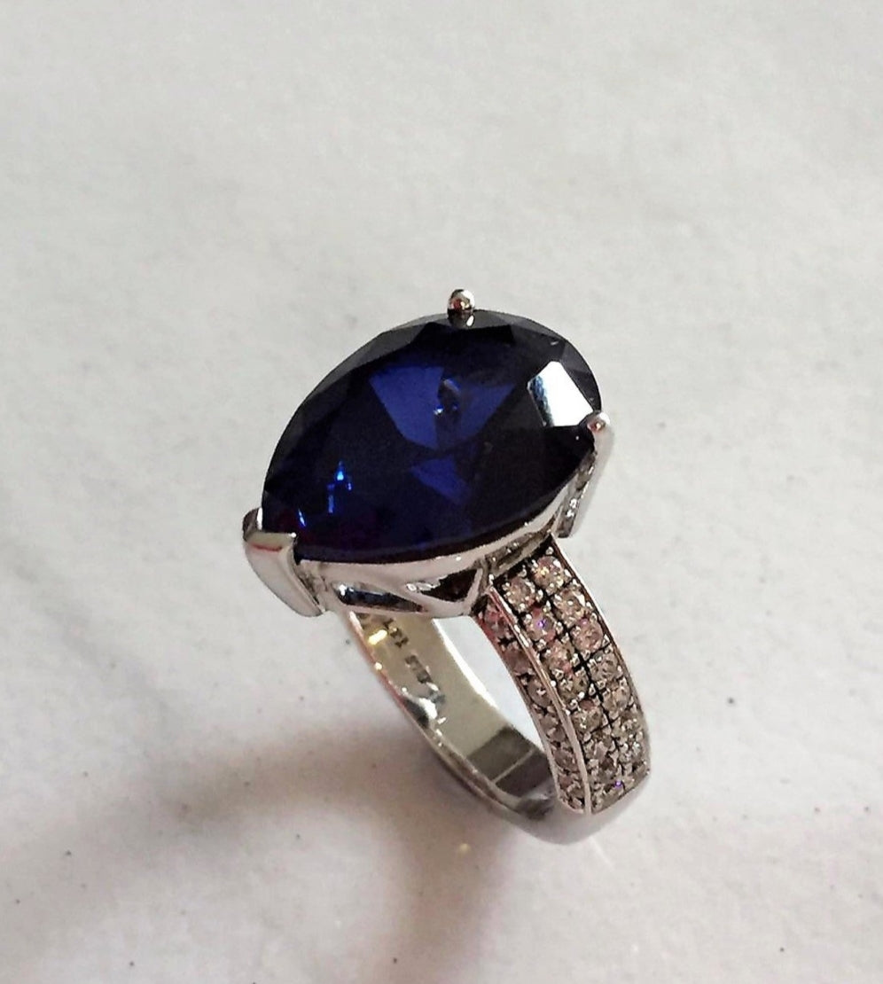 Intricate Sapphire Ring