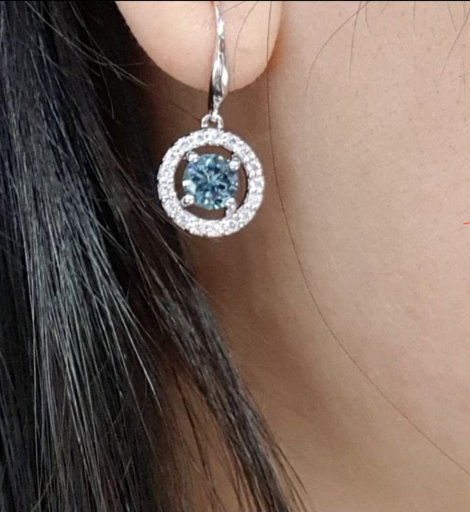 Halo Dangling Earrings