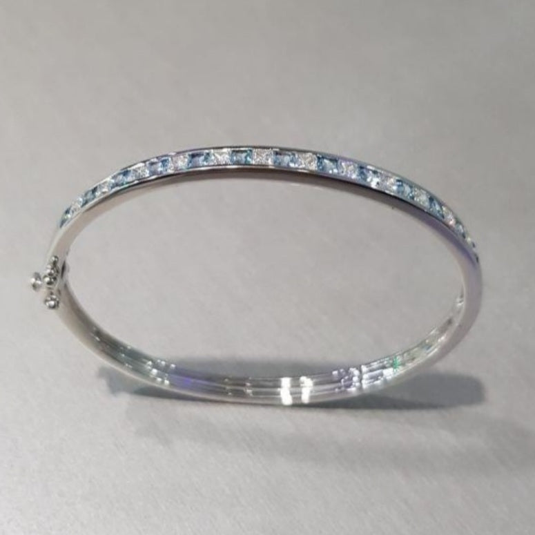 Blue Topaz Bangle