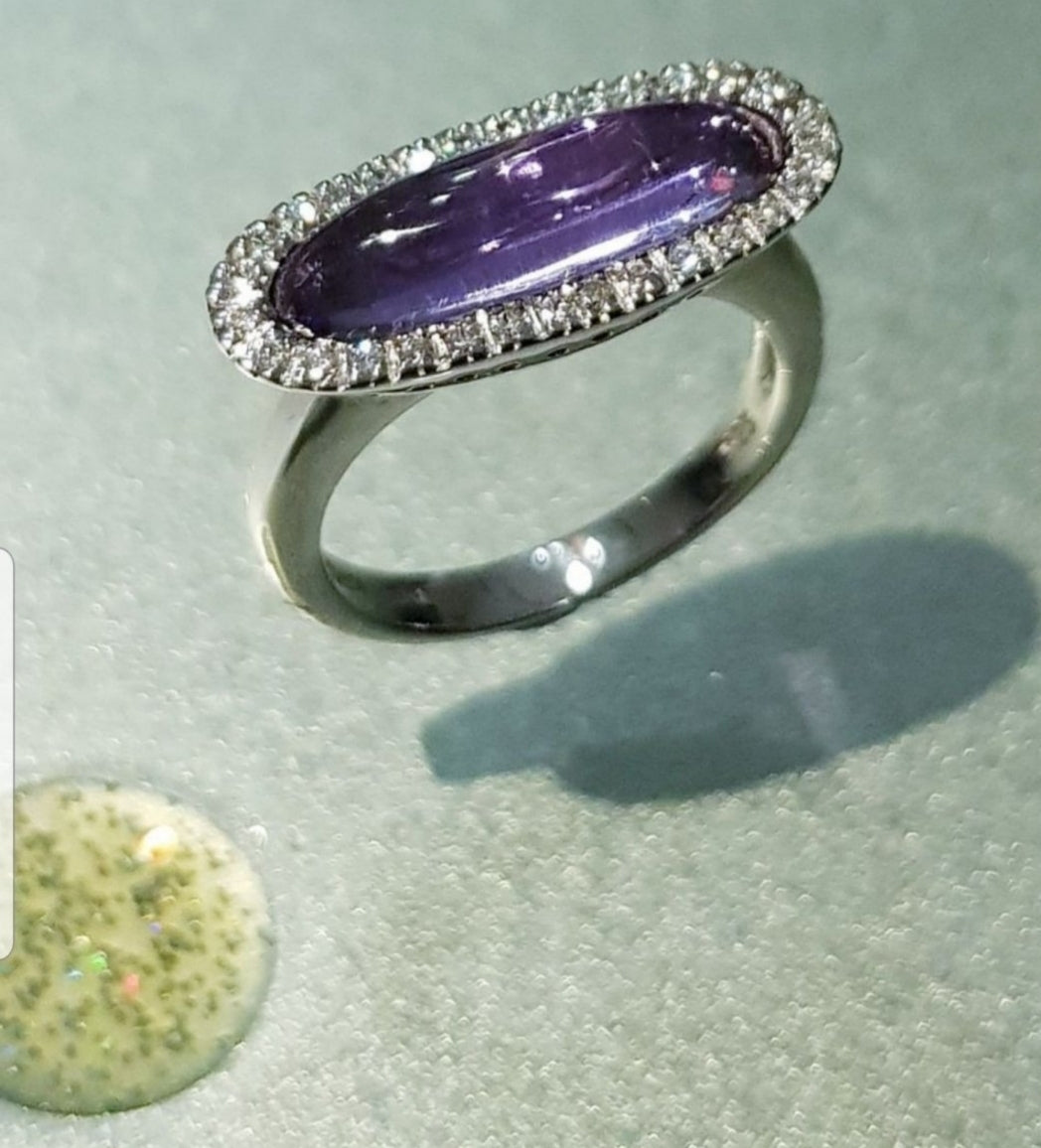 Fancy Amethyst Ring