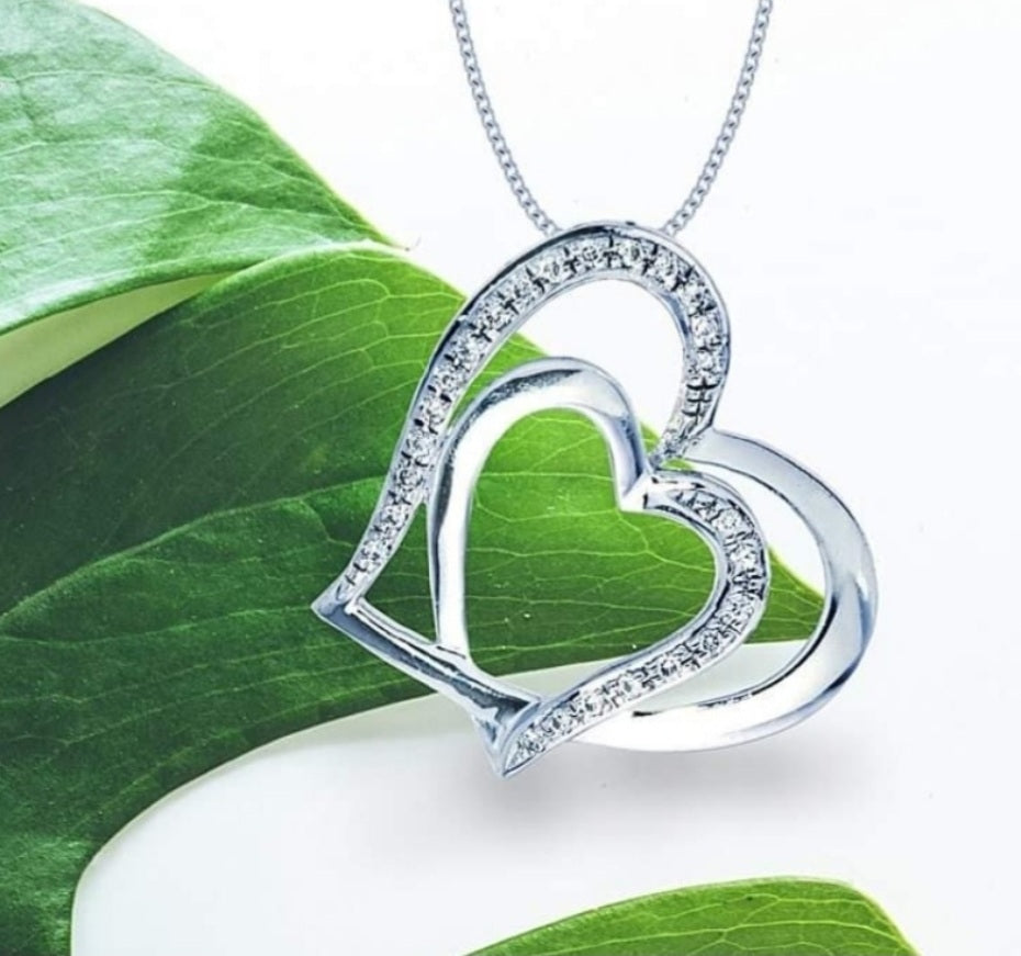 Forever Heart Shape Diamond Pendant