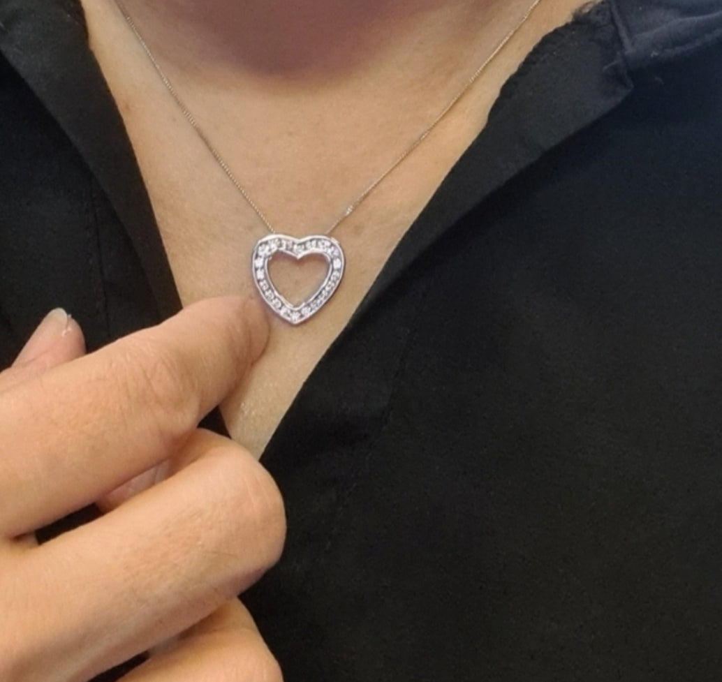 Tiffany Heart Shape Pendant