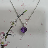 Heart shape Amethyst Pendant