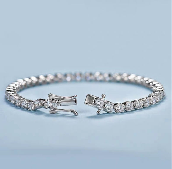 H1 Simulated Diamond Tennis Bracelet