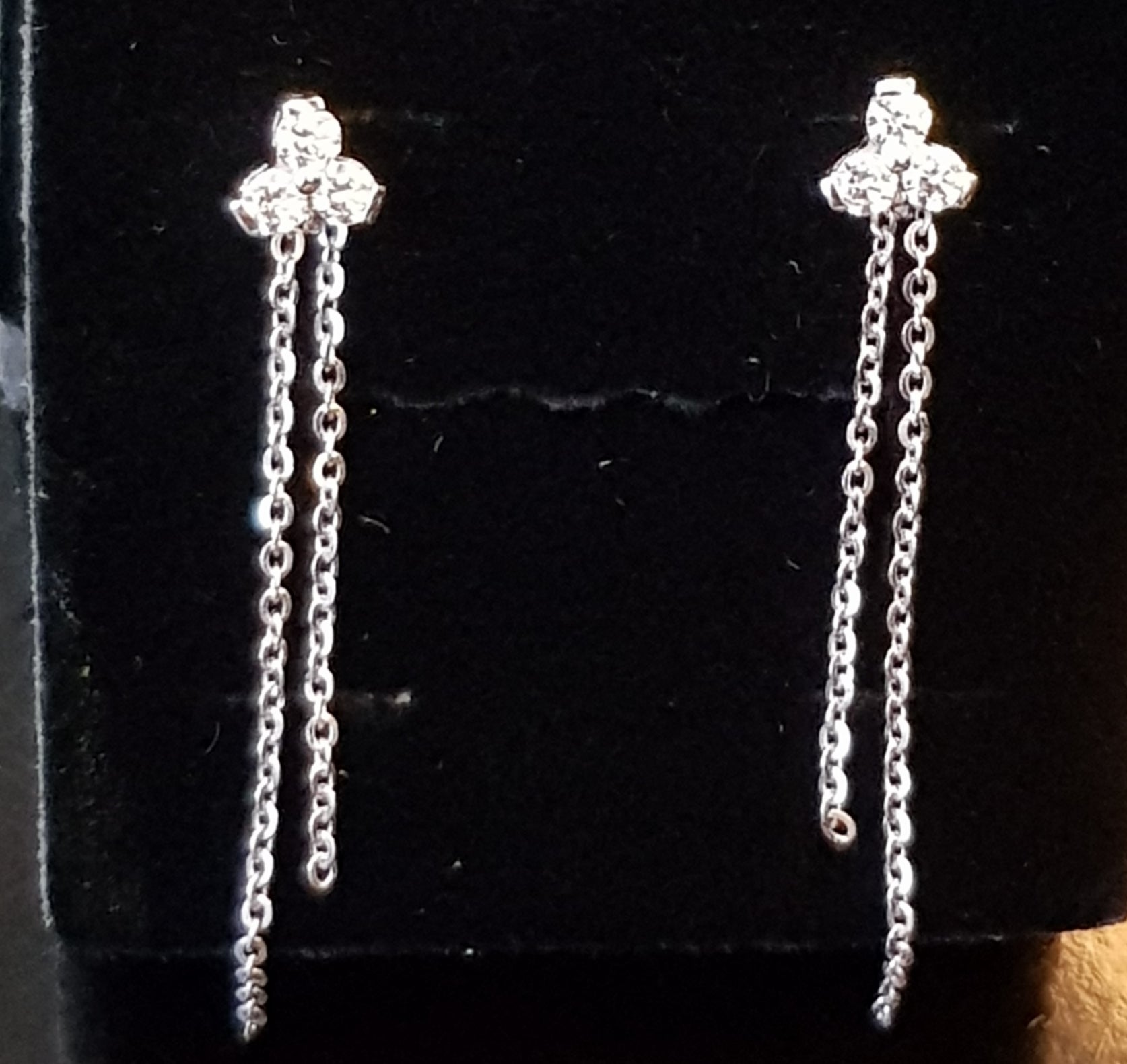 Trilogy Style Tassels Earrings