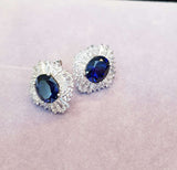 Luxury Sapphire Earrings