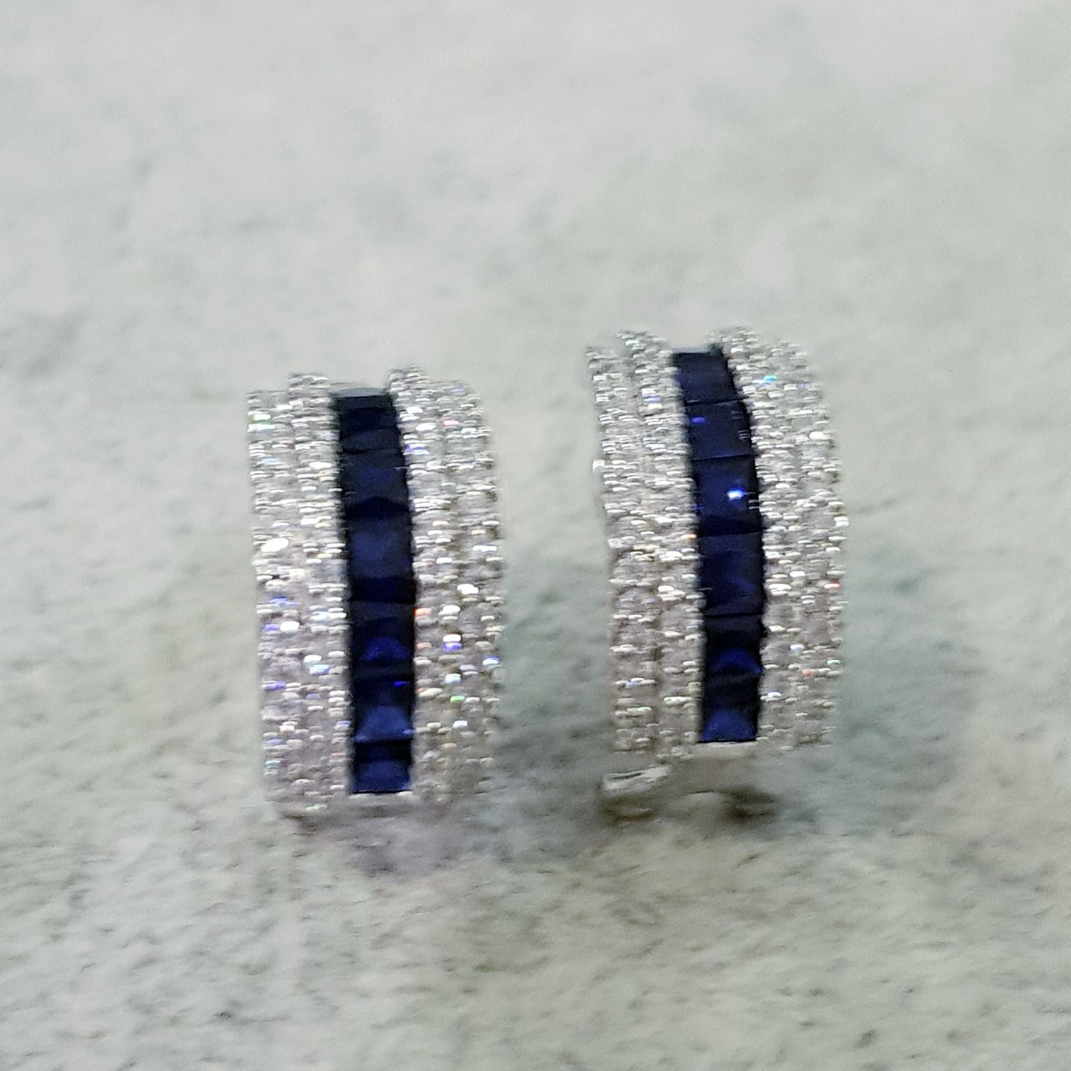 Elegant Sapphire Earrings