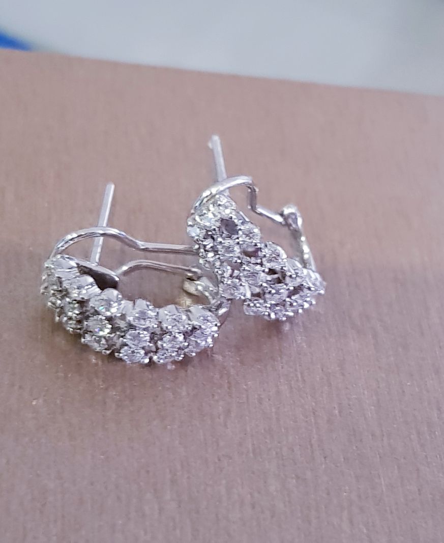 Stylish Scintilii Omega Clip Earrings