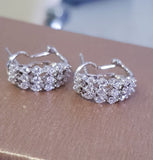 Stylish Scintilii Omega Clip Earrings