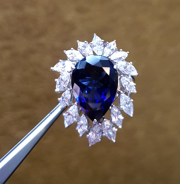 Royal Blue Sapphire Ring