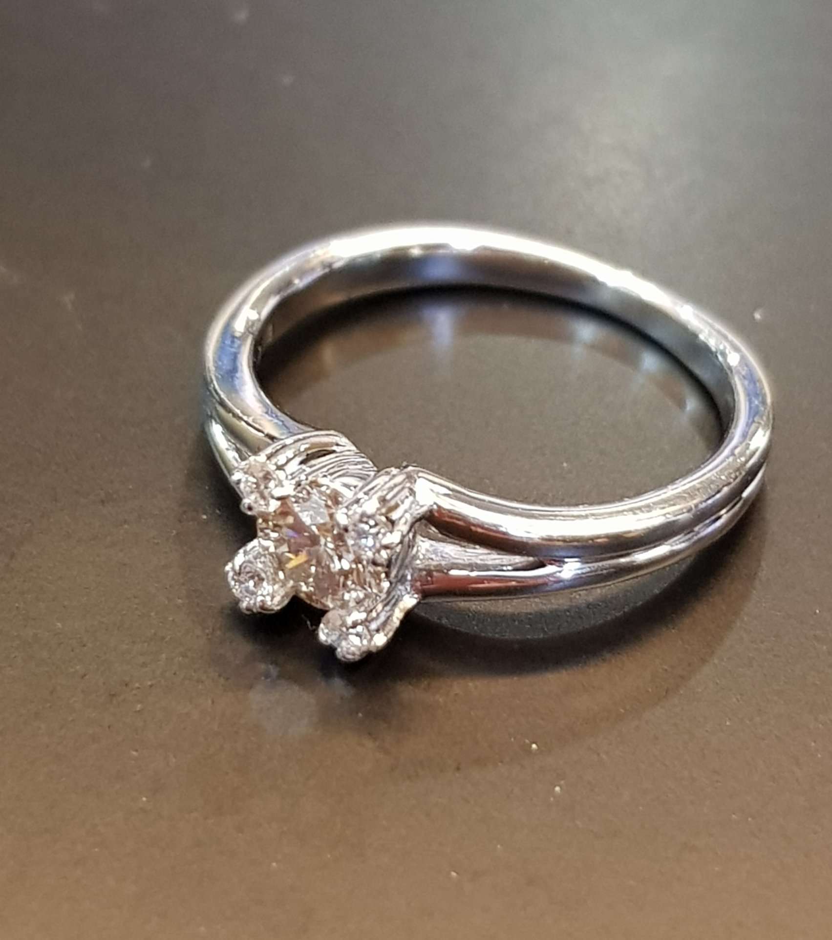 Petite Four Prongs Diamond Solitaire Engagement Rings