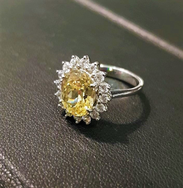 Kate Dazzle Canary Ring
