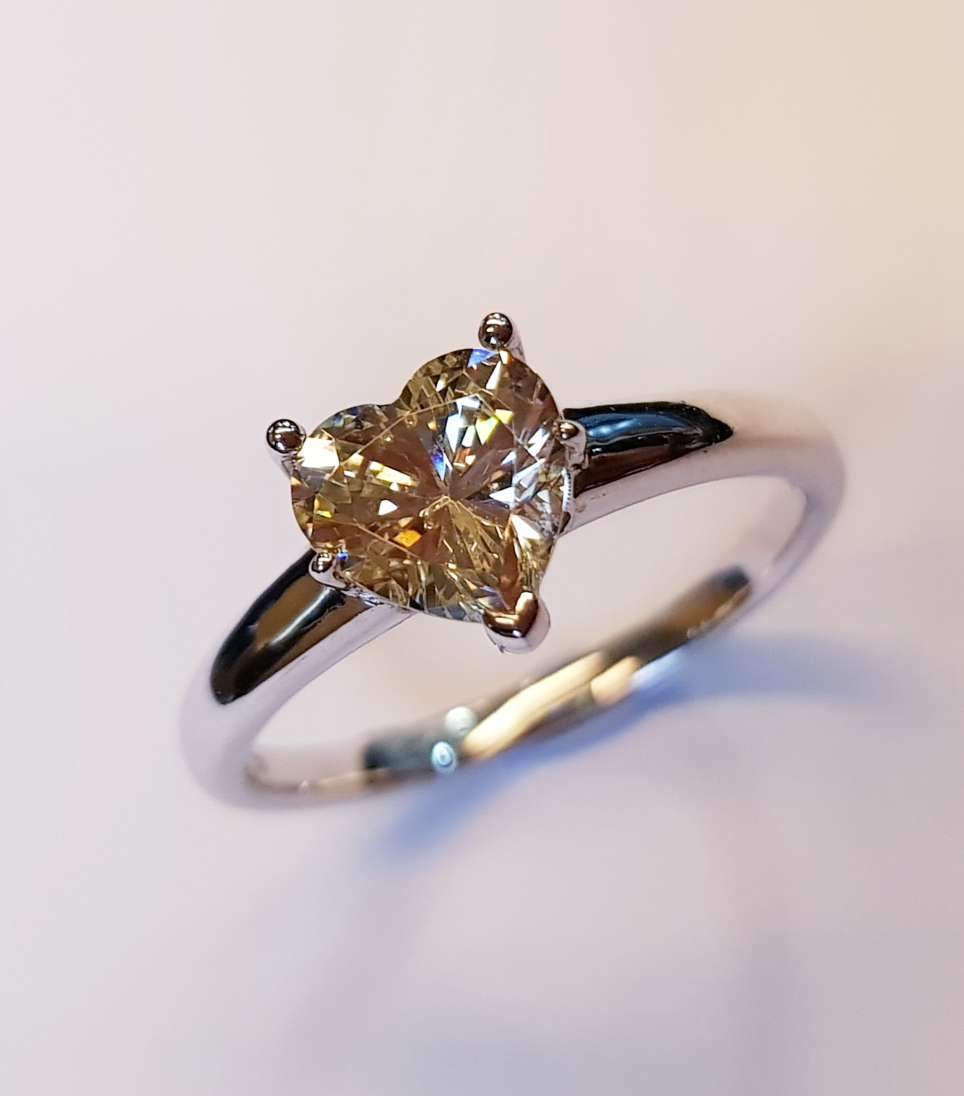 Heart Shape Engagement Ring